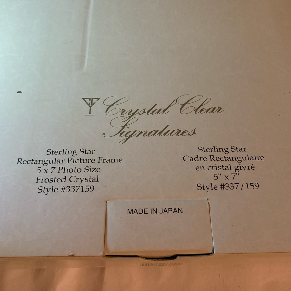 Crystal Clear Signature Photo Frame - Picture 7 of 7